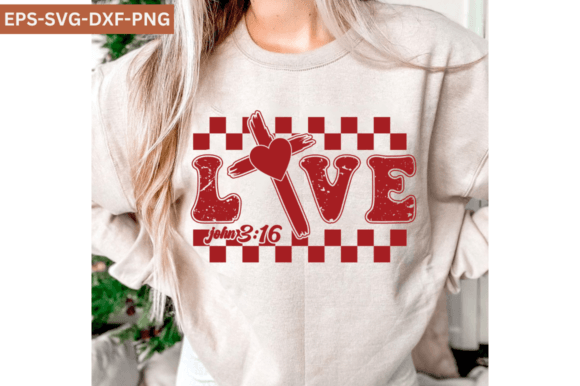 Christian Valentines PNG: Graphics & T-Shirt Designs