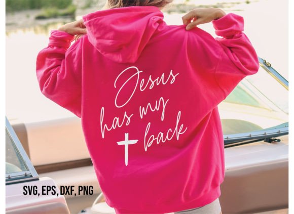 Jesus Has My Back SVG: Christian T-Shirt Graphics Review