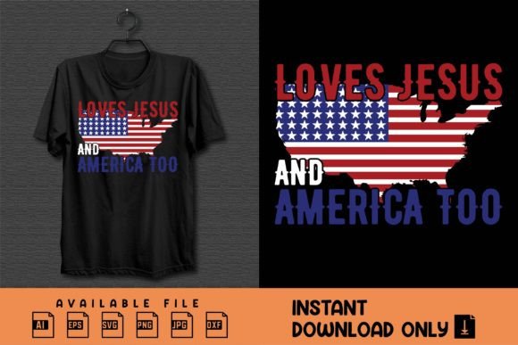 Loves Jesus and America Too: 4th of July Graphics Review
