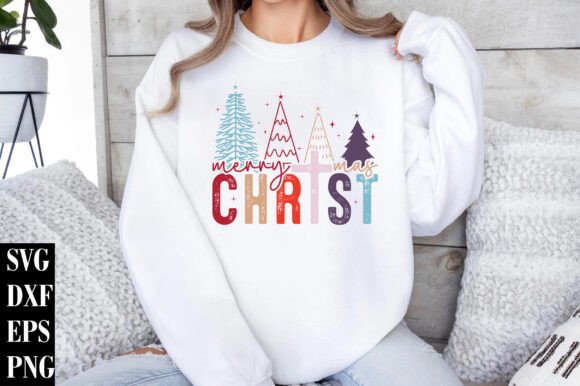 Merry Christmas Christian Graphics & T-Shirt Designs
